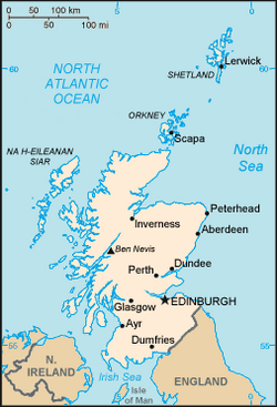 Map of Scotland