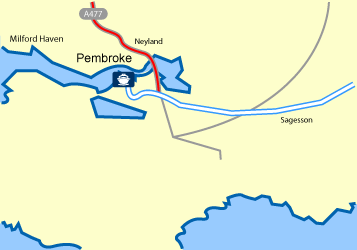 Pembroke Ferry Port Terminal Map
