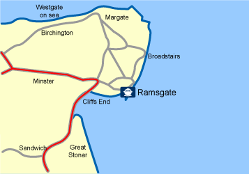 Ramsgate Ferry Terminal Port Map