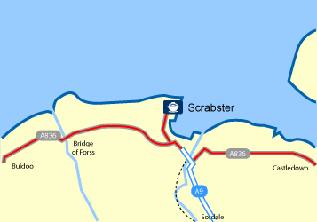 Scrabster Ferry Terminal Port Map